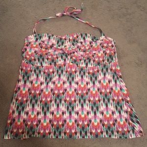 Halter swim top